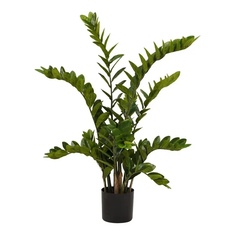 Smaragdblad Zamioculcas 110 cm, kunstig plante – Brøndsholm