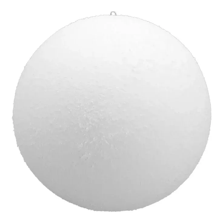 Snebold, Ø 25cm, med ophæng, kunstig sne – Brøndsholm