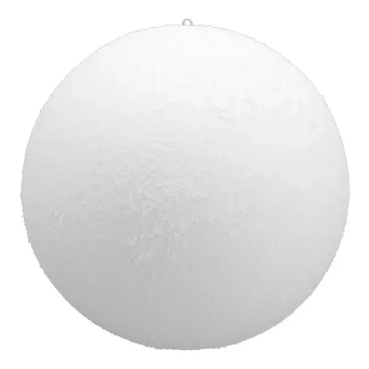 Snebold, Ø 30cm, med ophæng, kunstig sne – Brøndsholm