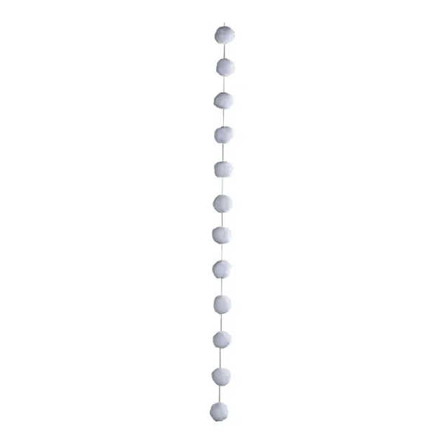 Sneboldkæde, 180cm, Ø8cm, julepynt – Brøndsholm