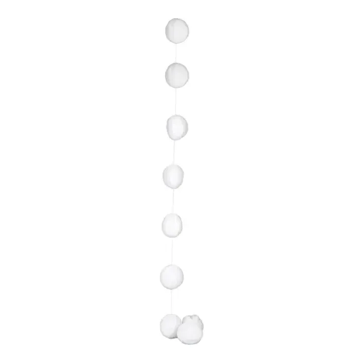 Sneboldkæde, Ø 9cm, 200cm, med glitter – Brøndsholm
