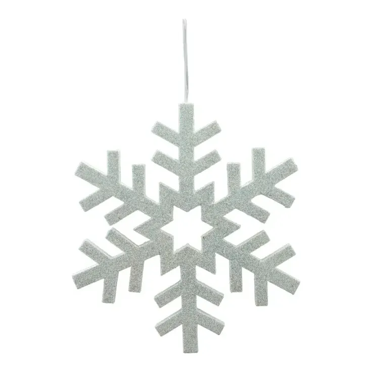 Snefnug, 40x40x2,5cm, julepynt – Brøndsholm