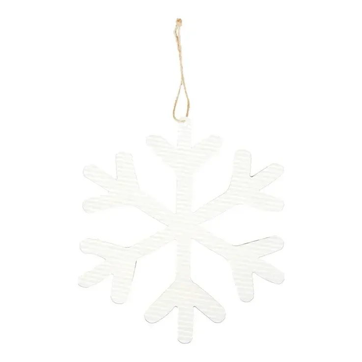 Snefnug, 45cm, hvid, julepynt – Brøndsholm