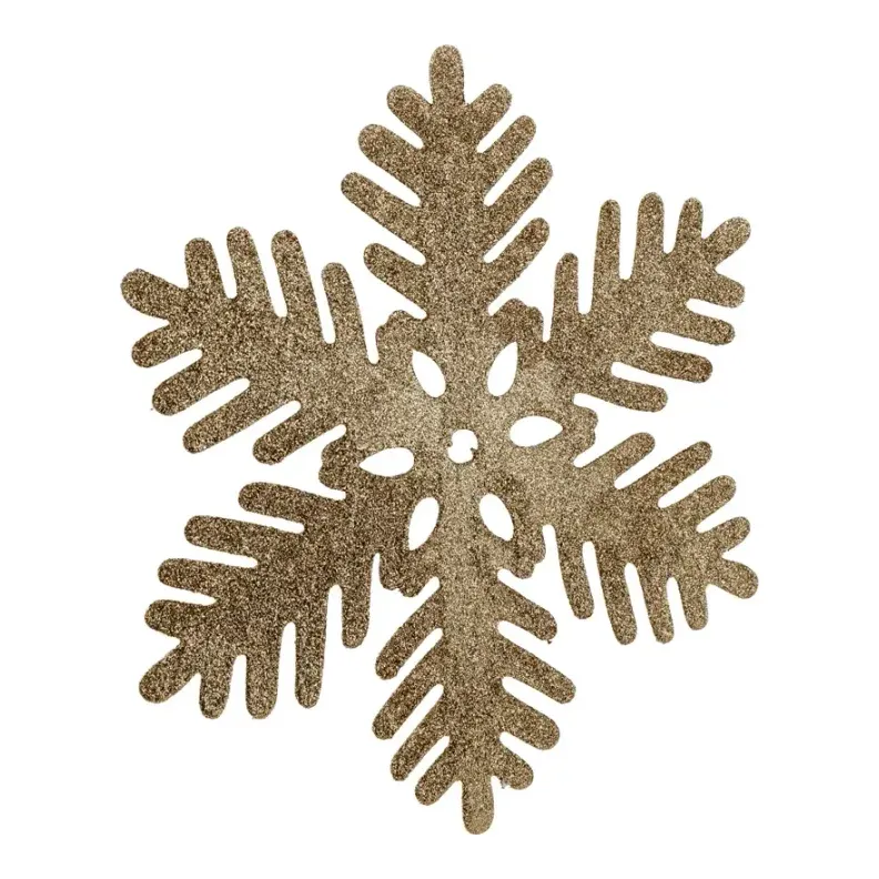 Snefnug, Ø34cm, m glitter, julepynt – Brøndsholm