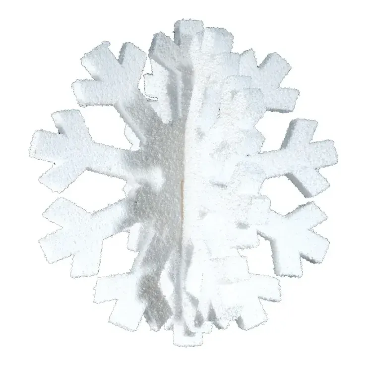 Snekrystal 3D, 50x50cm, kunstig sne – Brøndsholm
