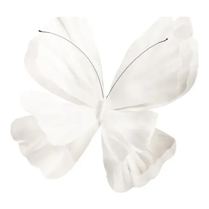 Sommerfugl, 60cm, hvid – Brøndsholm