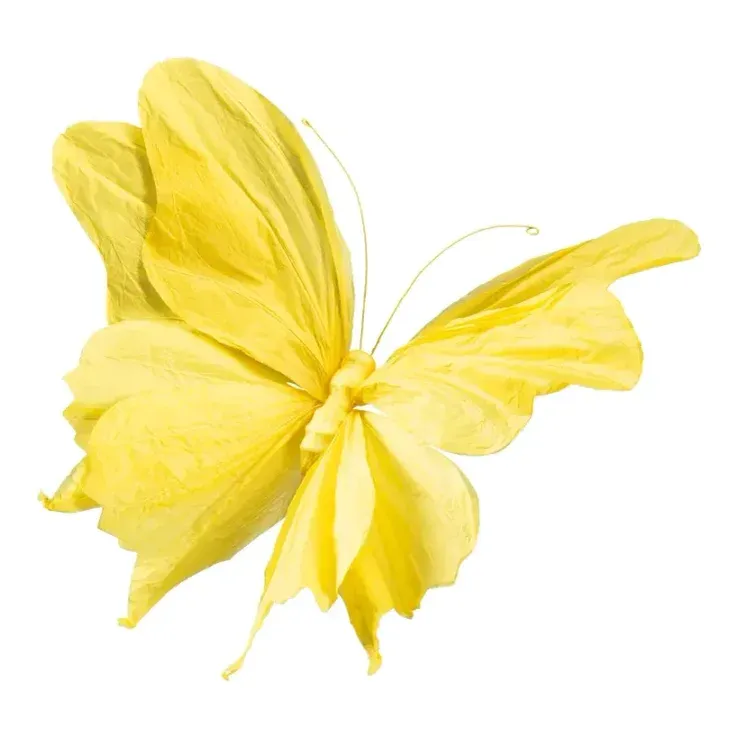 Sommerfugl med klemme, 60x40cm, papir – Brøndsholm