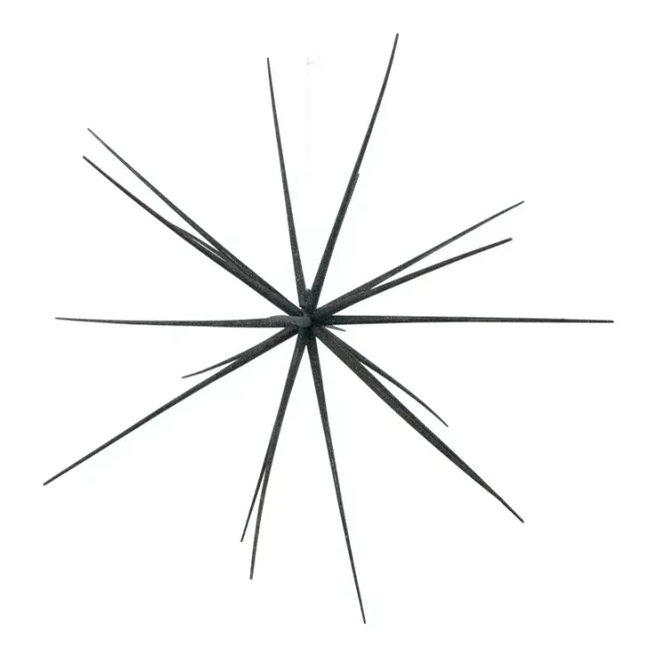 Sputnikstjerne, Ø55cm, sort, julepynt – Brøndsholm