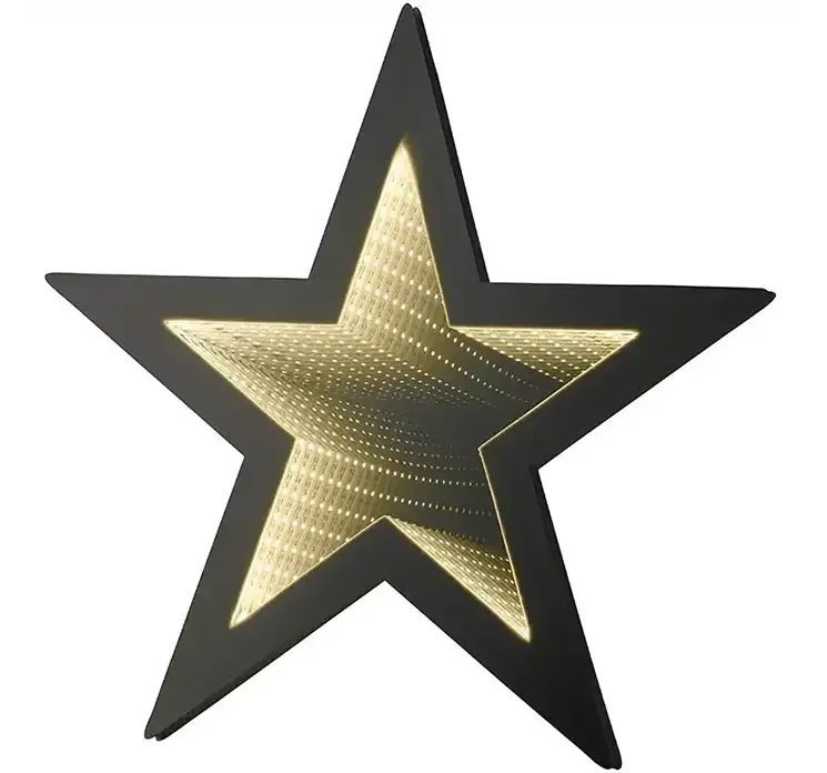 Stjerne med infinity LED lys