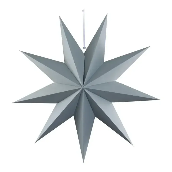 Stjerne, foldbar, Ø60cm, julepynt – Brøndsholm