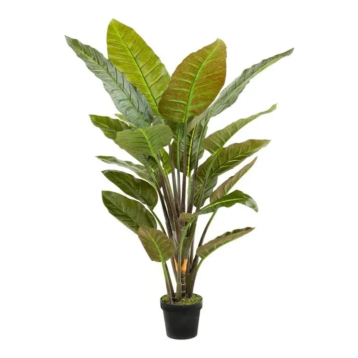 Strelitzia i potte, 135cm, kunstig plante – Brøndsholm