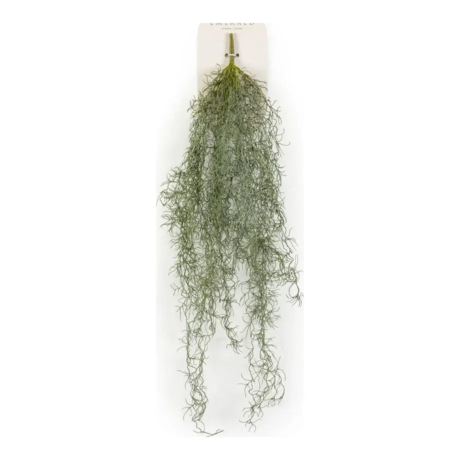 Tillandsia-hænger, 80cm, grå, kunstig plante - Brøndsholm