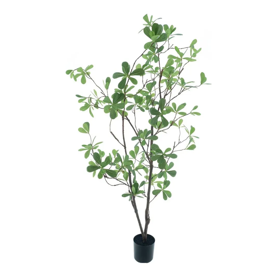 Træ i potte, 120cm, grøn, kunstig plante – Brøndsholm