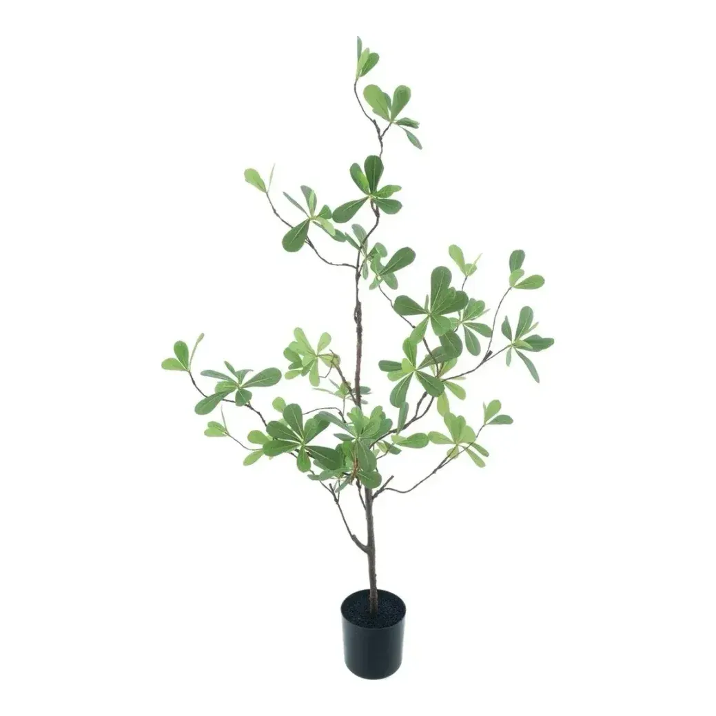 Træ i potte, 95cm, grøn, kunstig plante – Brøndsholm