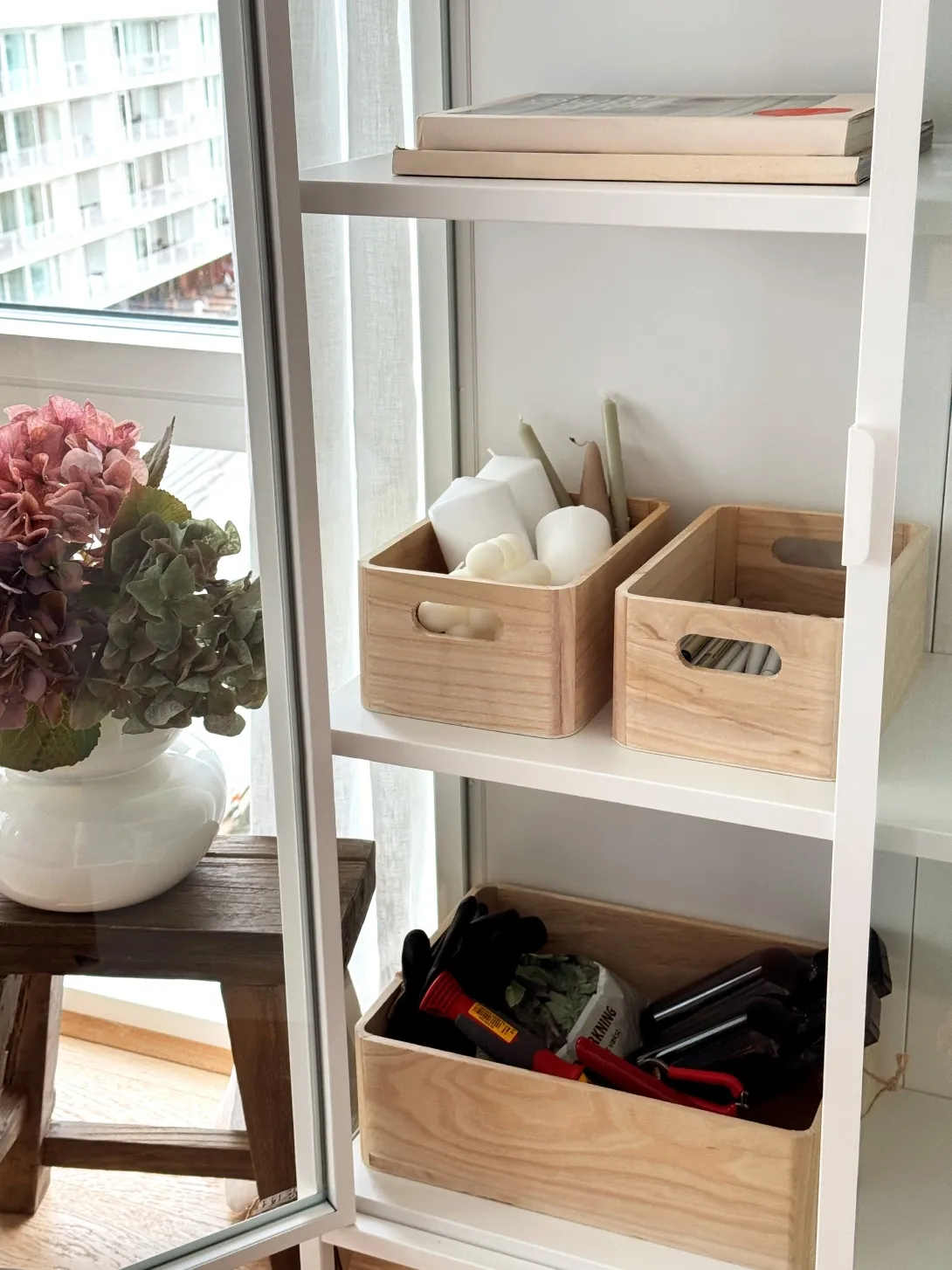 Trækasser til opbevaring - Brøndsholm