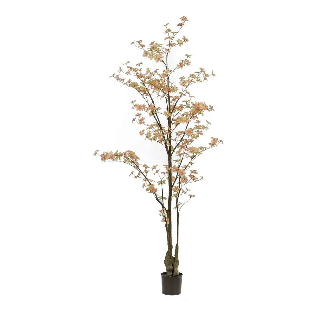 Kunstig Tropaeolum i potte, 210cm, fersken - Brøndsholm