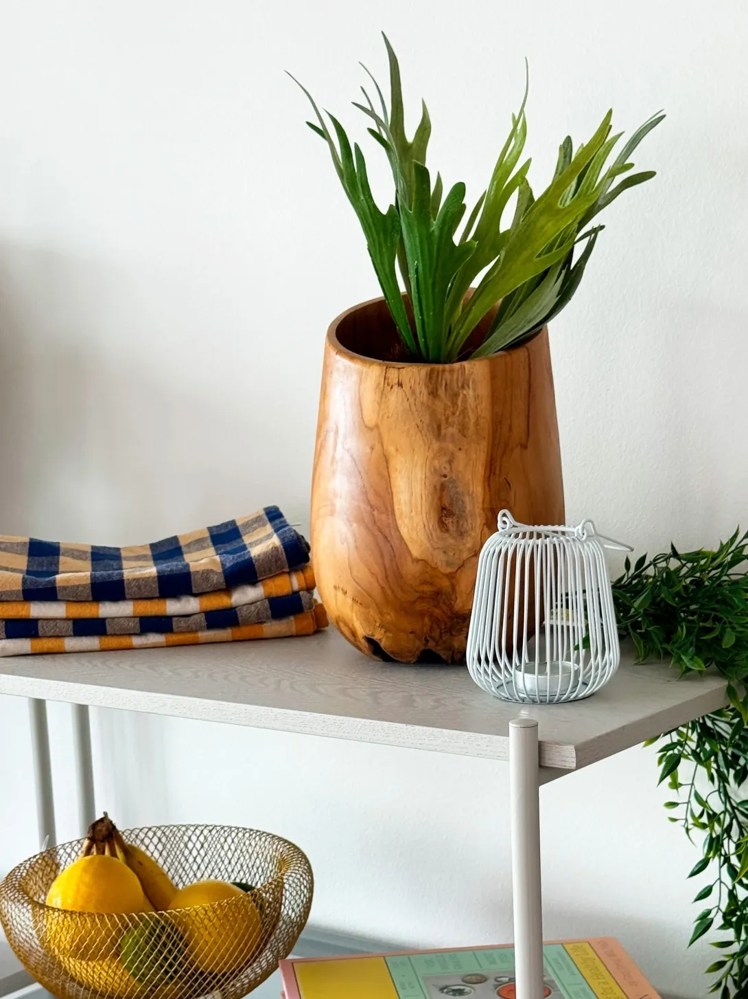 Vase i teaktræ - Brondsholm