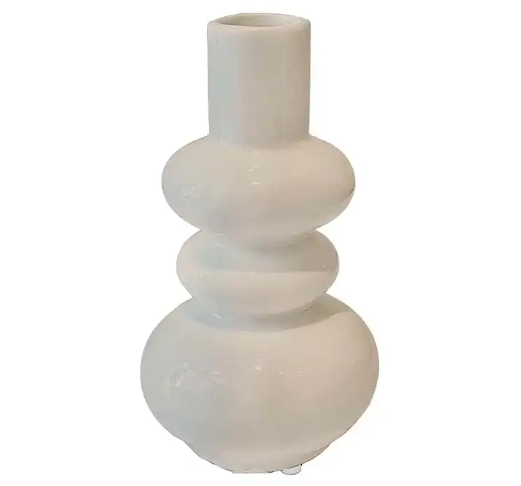 Vase af keramik i beige 13,5cm