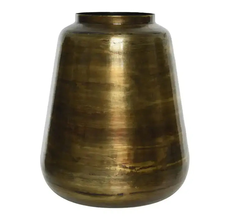 Vase af metal i antik farve 29cm