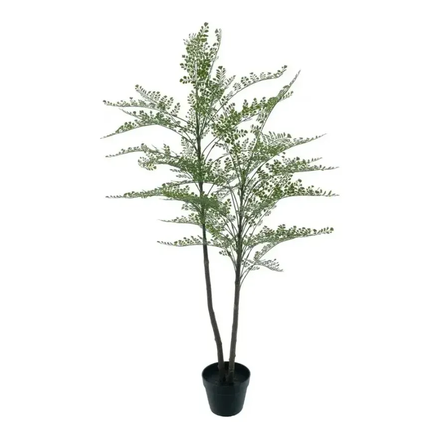 Venushår bregne i potte, 140cm, grøn, kunstig plante – Brøndsholm