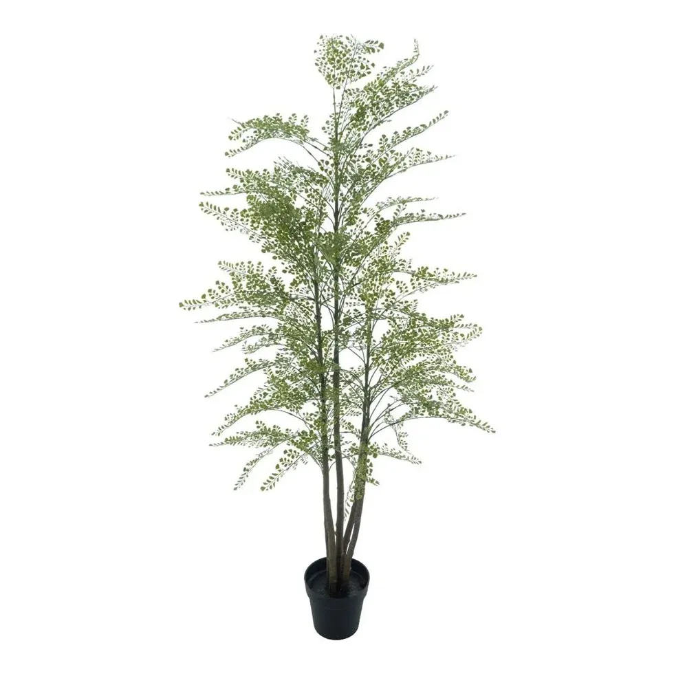 Venushår bregne i potte, 180cm, grøn, kunstig plante – Brøndsholm